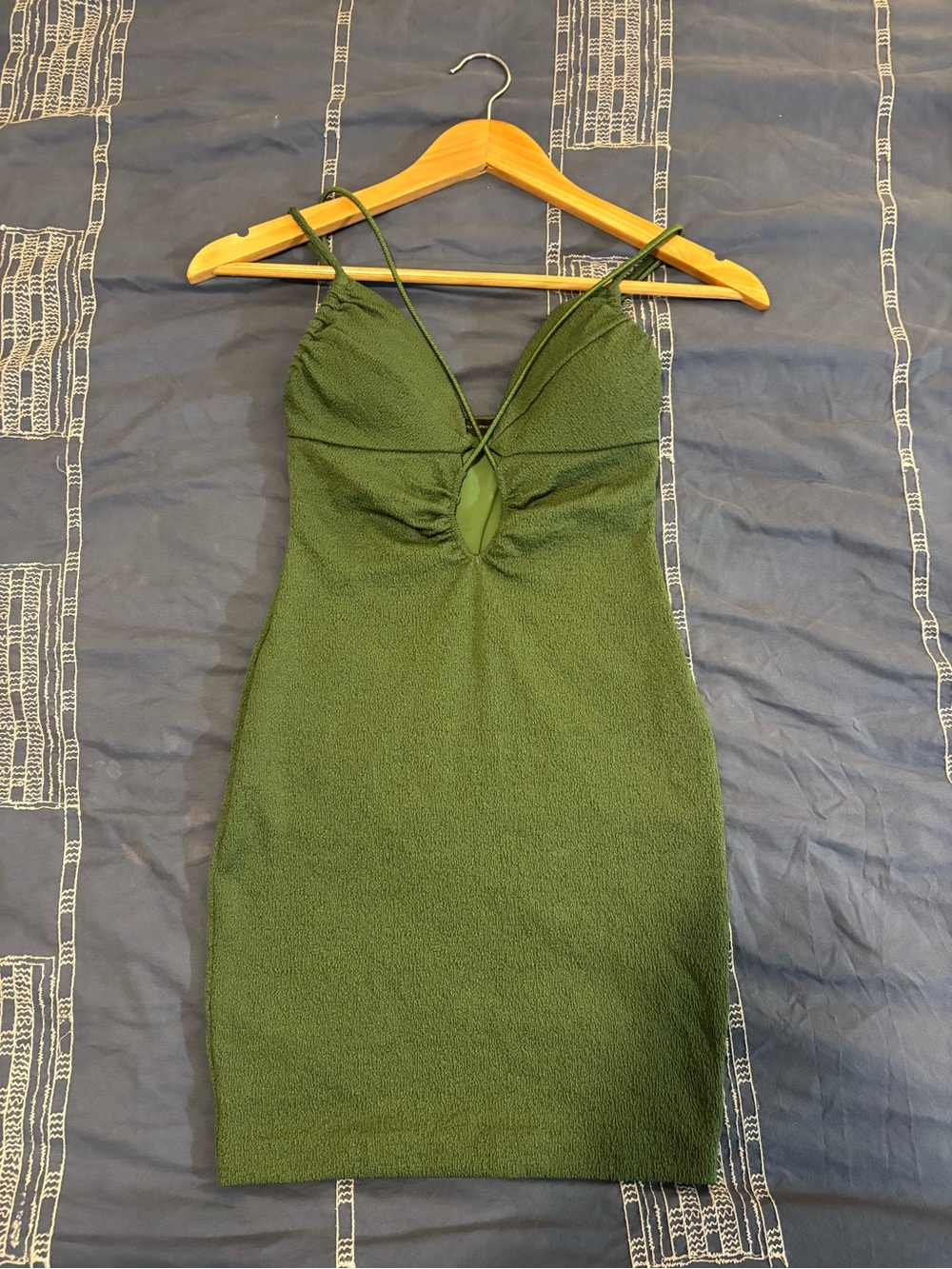 ViX PAULAHERMANNY
Small Green Spaghetti Strap Mini Dress